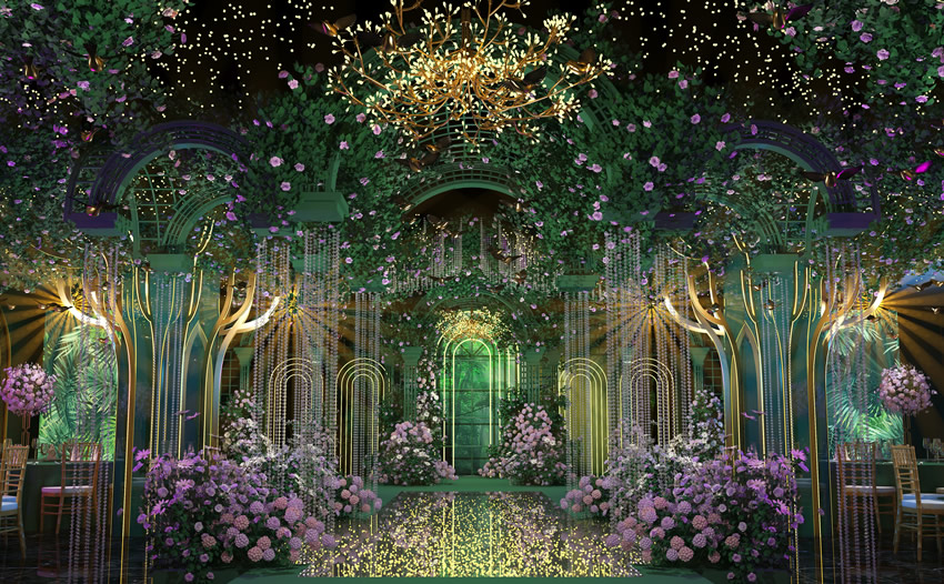 龙湾奇妙森林婚礼堂效果展示